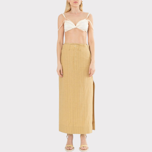 Jacquemus La Jupe Terraio Linen Skirt