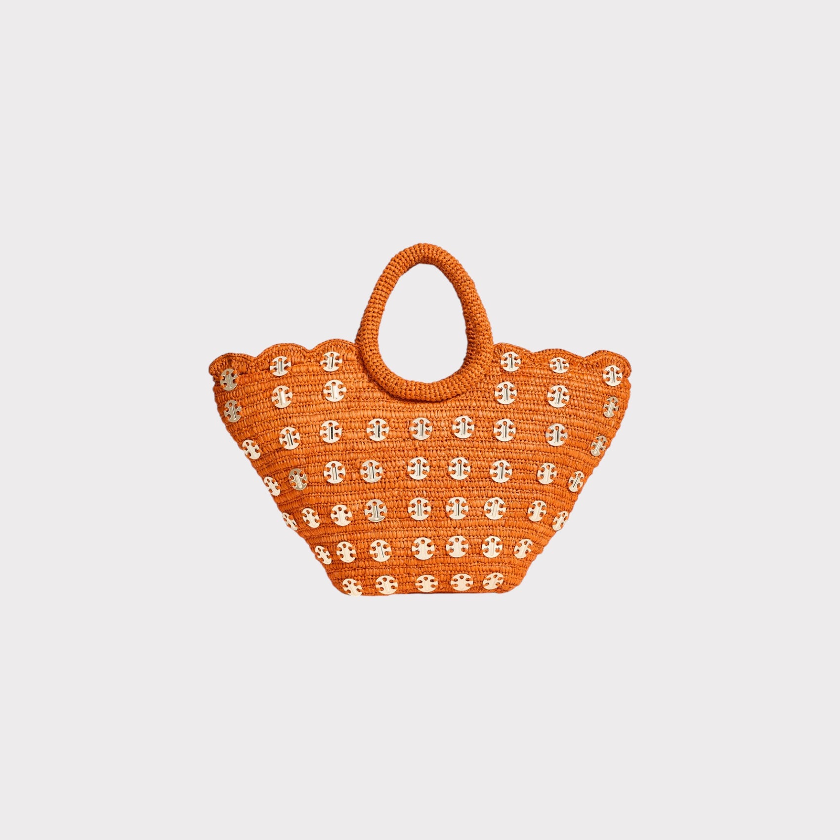 Paco Rabanne Raphia Tote Bag