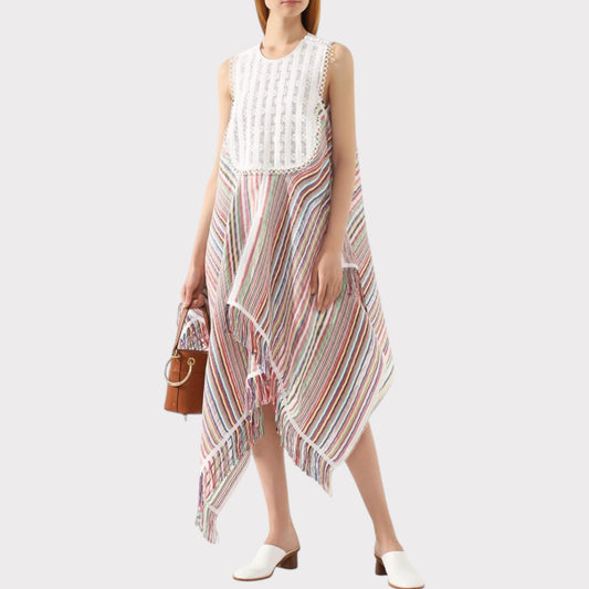 JW Anderson Striped Bib Dress