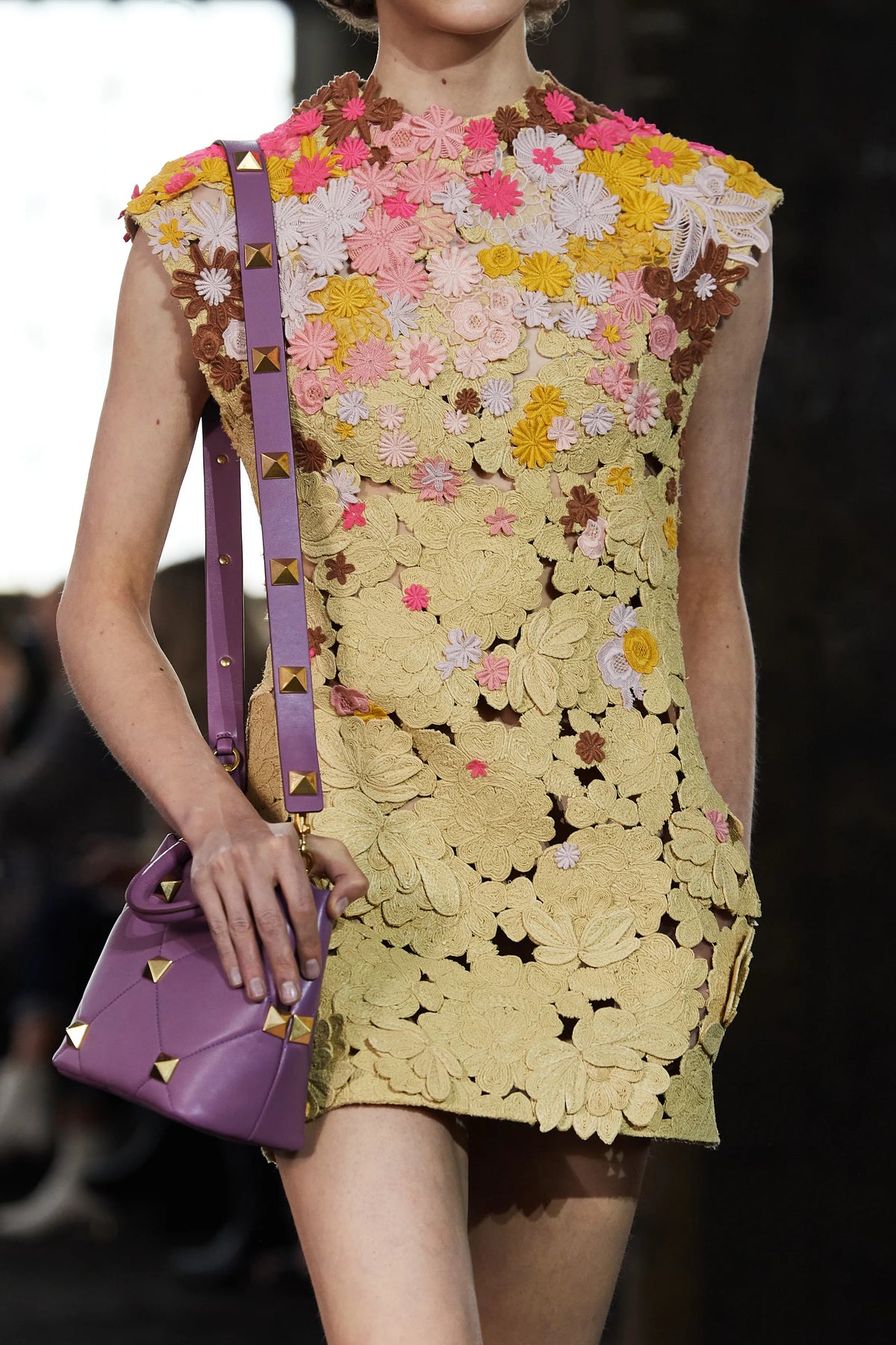 Valentino Embroidery Mini Dress