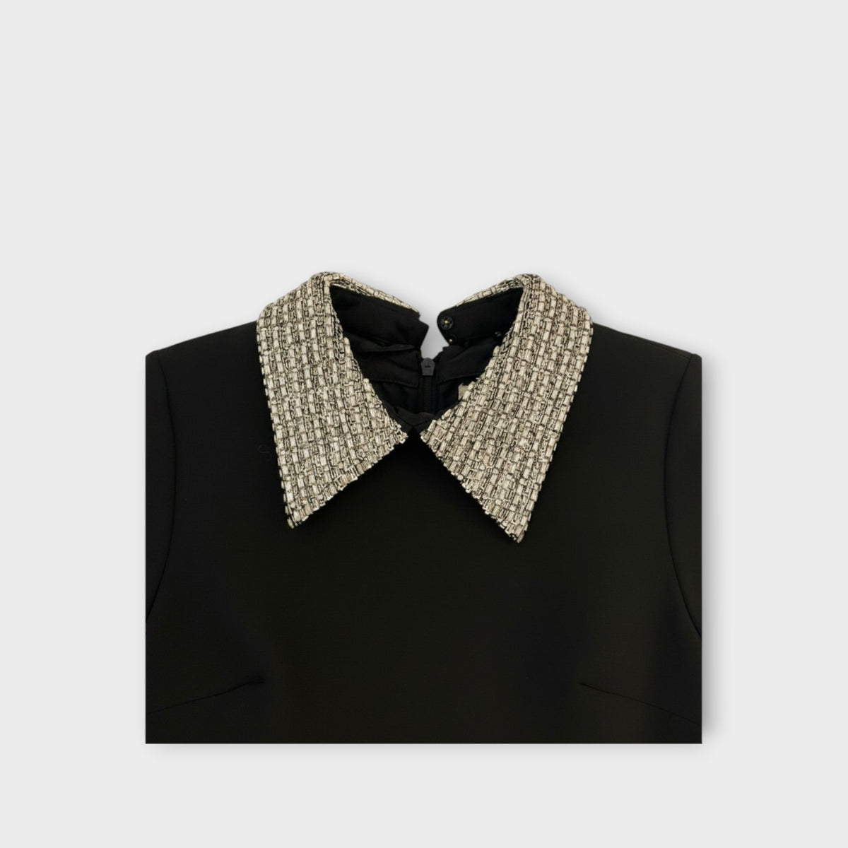 Valentino Wool & Silk Couture Mini Dress