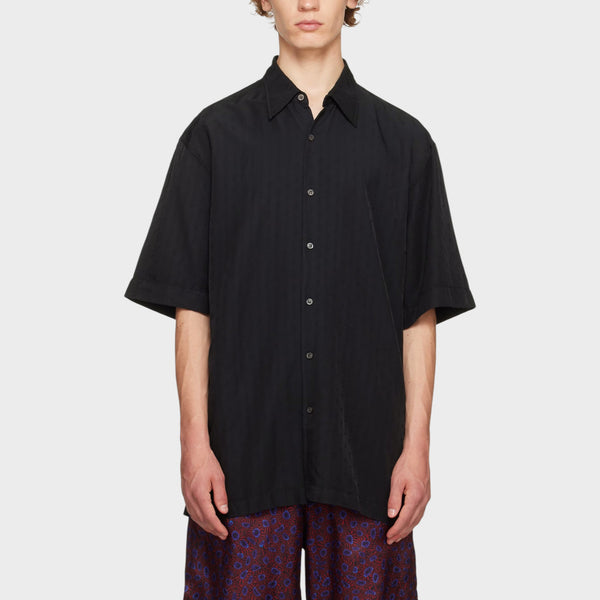 Dries Van Noten Cassidye Kurzarmhemd aus Baumwolle