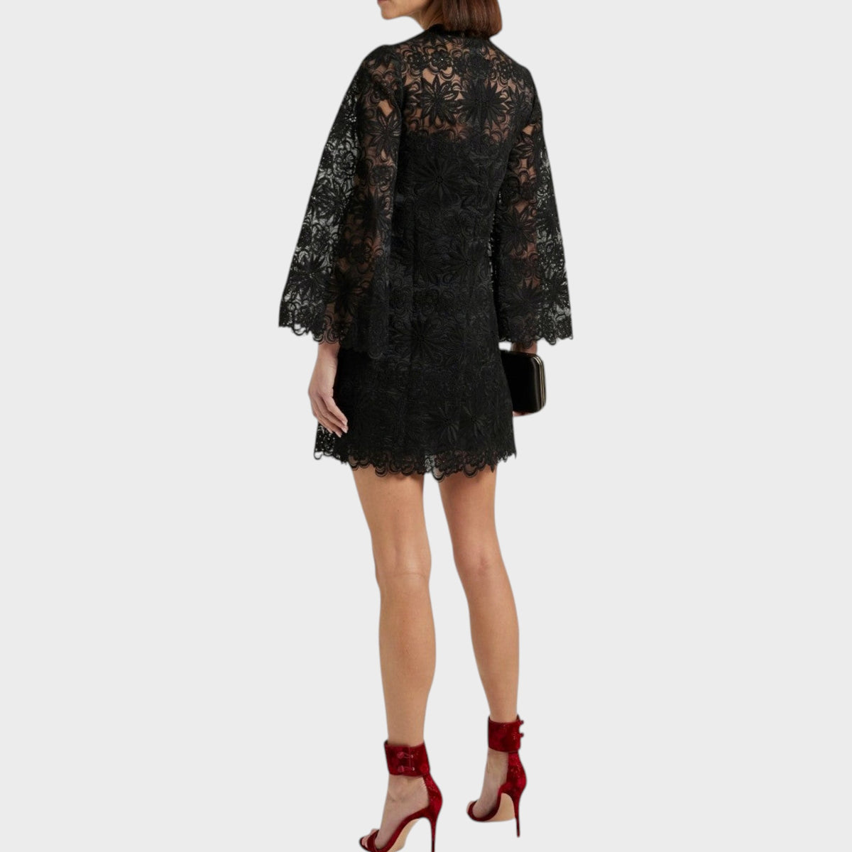 Valentino Organza Rebrode Dress
