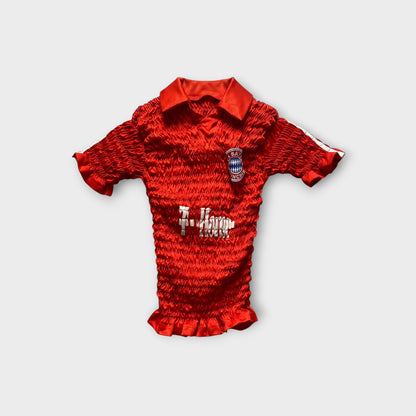 Conner Ives Reconstituted Shirred Football Jersey