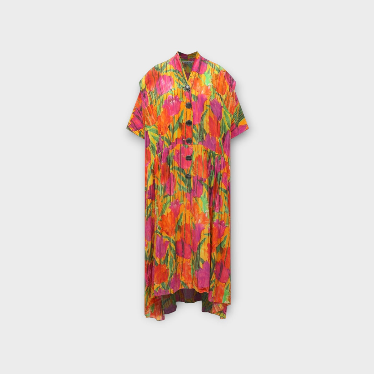 Balenciaga Silk Crepe Dress