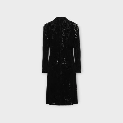 Comme des Garcons Velvet Lace Shawl Coat