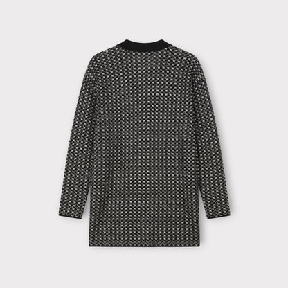 Alaïa Recif Black & Silver Cardigan