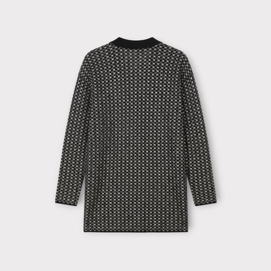 Alaïa Recif Black & Silver Cardigan