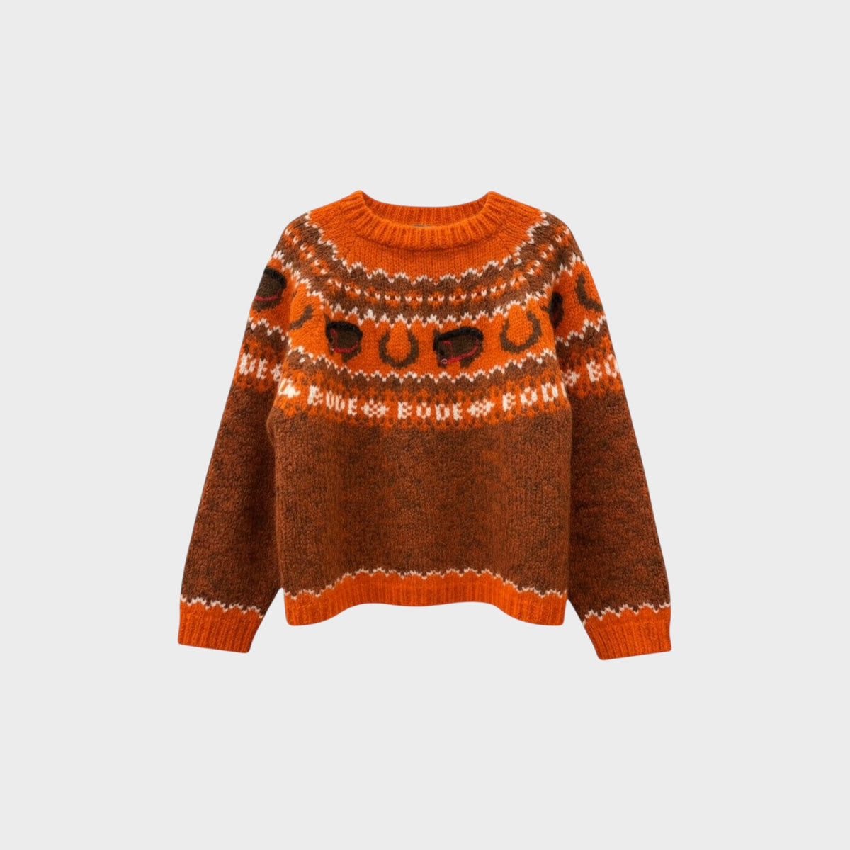 Bode Alpaca Corral Sweater