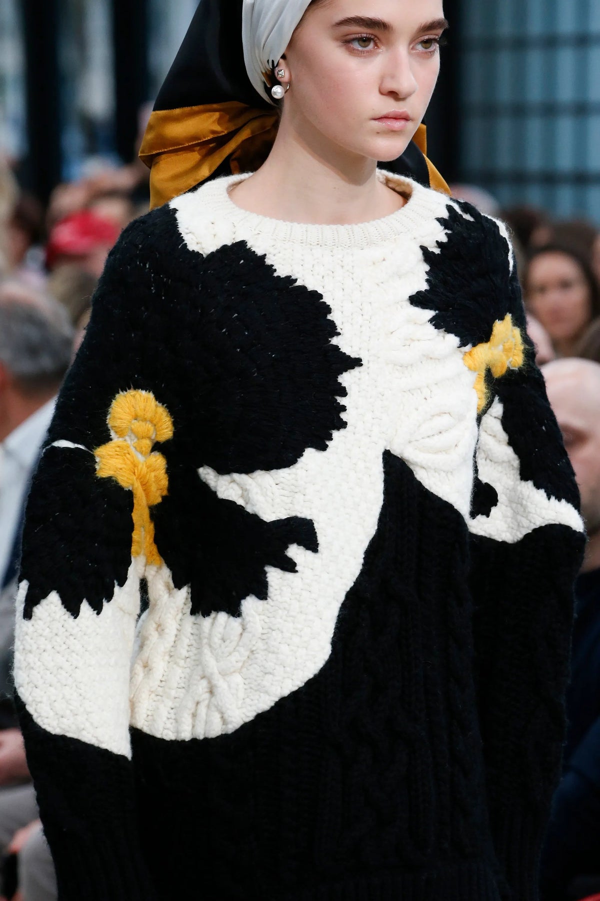 Valentino Wool and Panse Embroidery Sweater