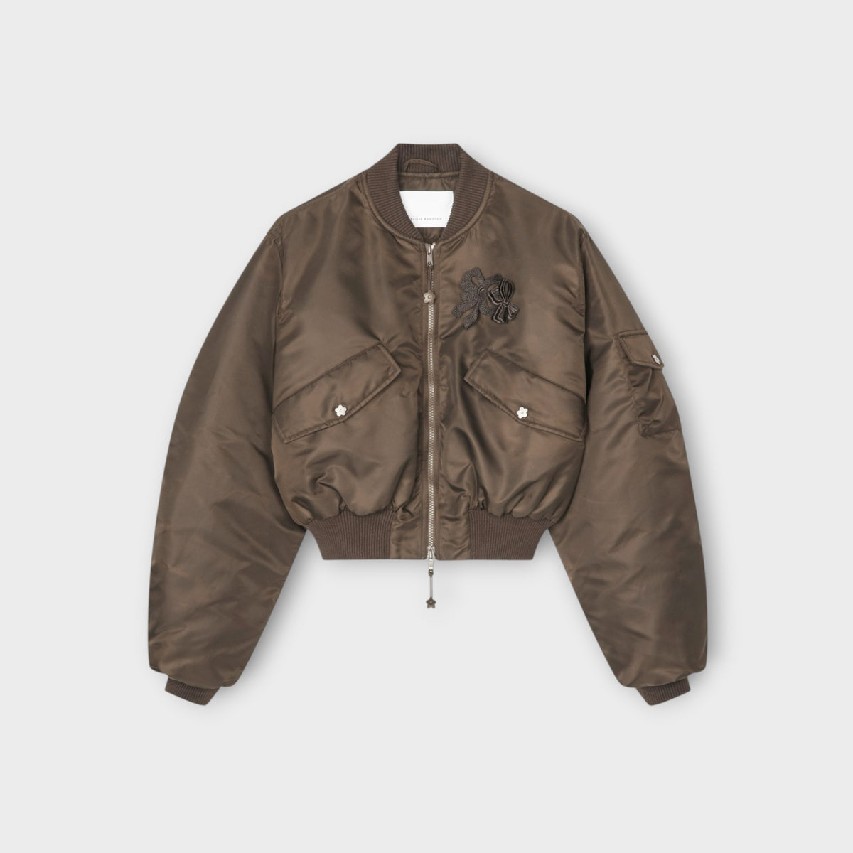 Cecilie Bahnsen Callie Cropped Bomber