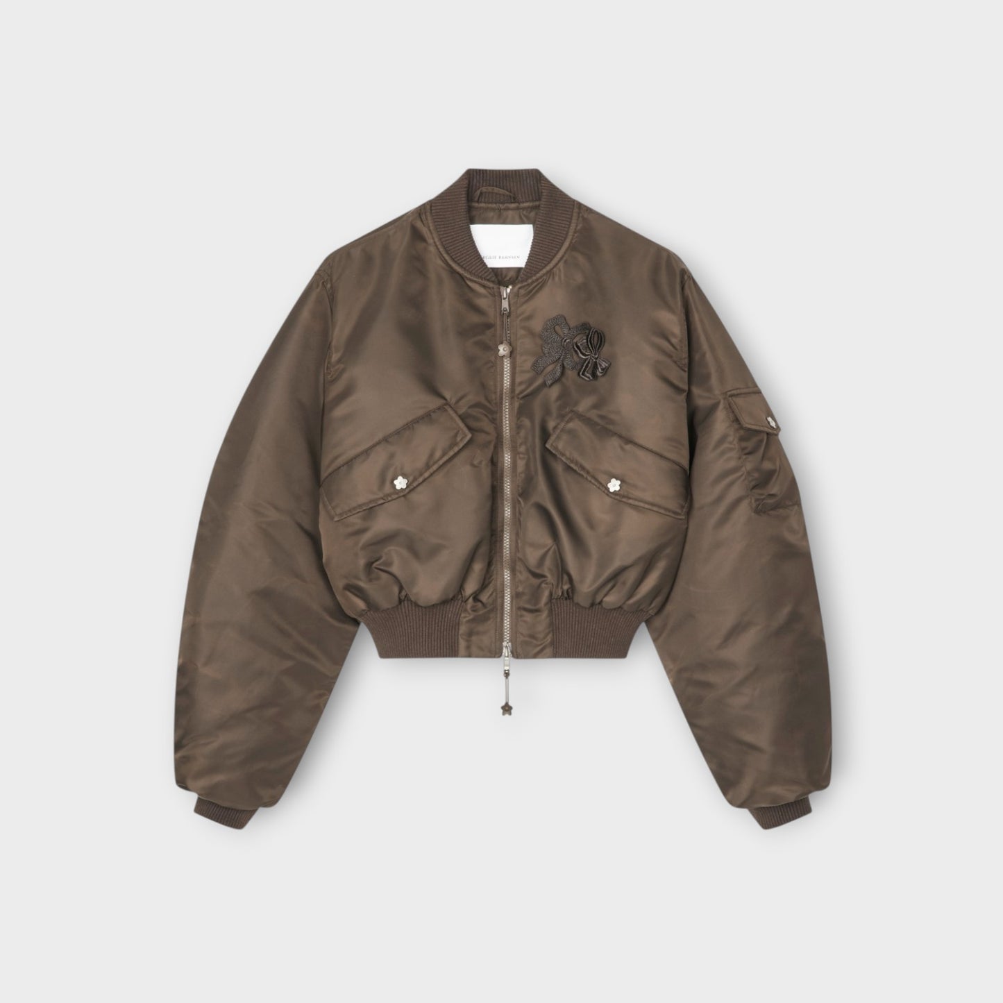 Cecilie Bahnsen Callie Cropped Bomber