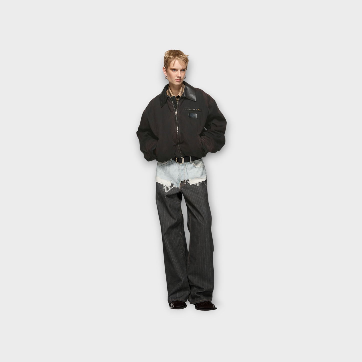 Acne Studios Logo Patch Bomber