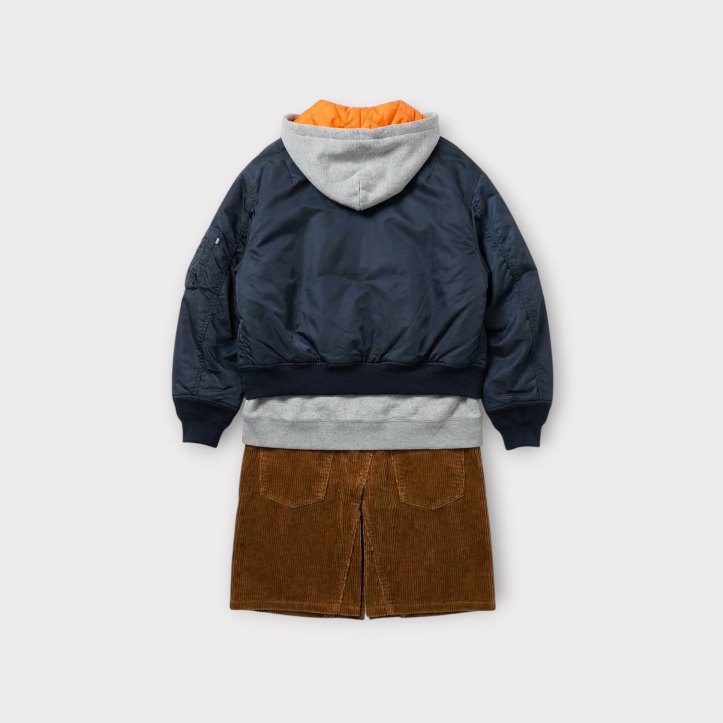 Undercover Layered Hybrid Bomber Coat