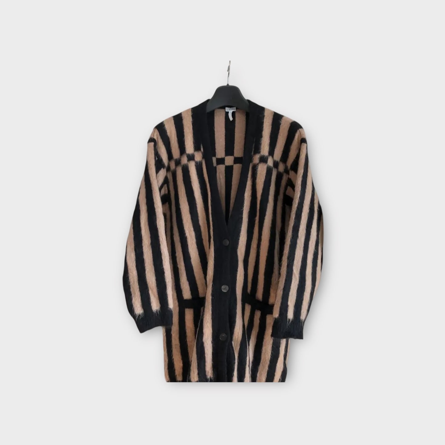 Loewe Bicolor Jacquard Cardigan