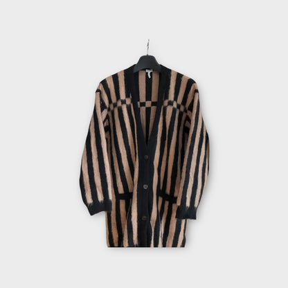 Loewe Bicolor Jacquard Cardigan