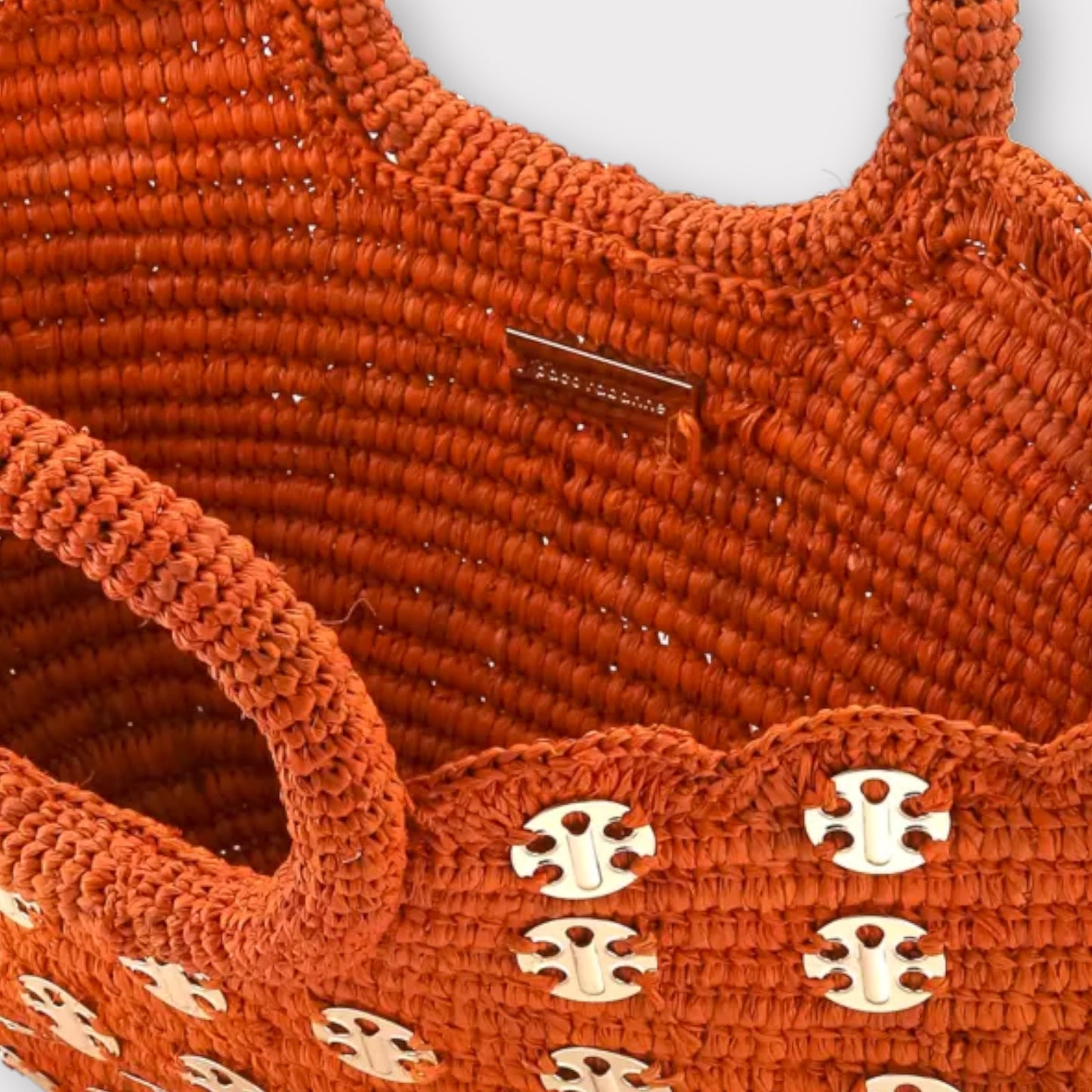 Paco Rabanne Raphia Tote Bag