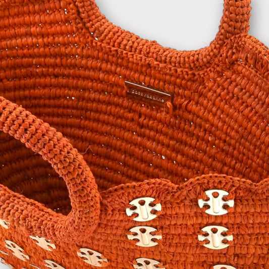 Paco Rabanne Raphia Tote Bag