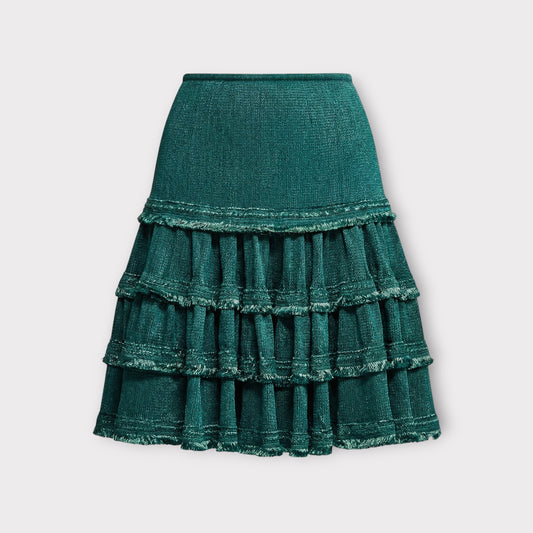 Alaïa Raffia Mini Skirt