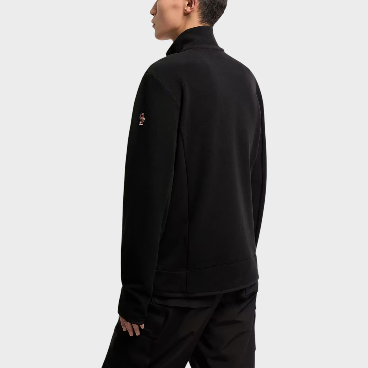 Moncler Grenoble Half Zip Logo Sweater