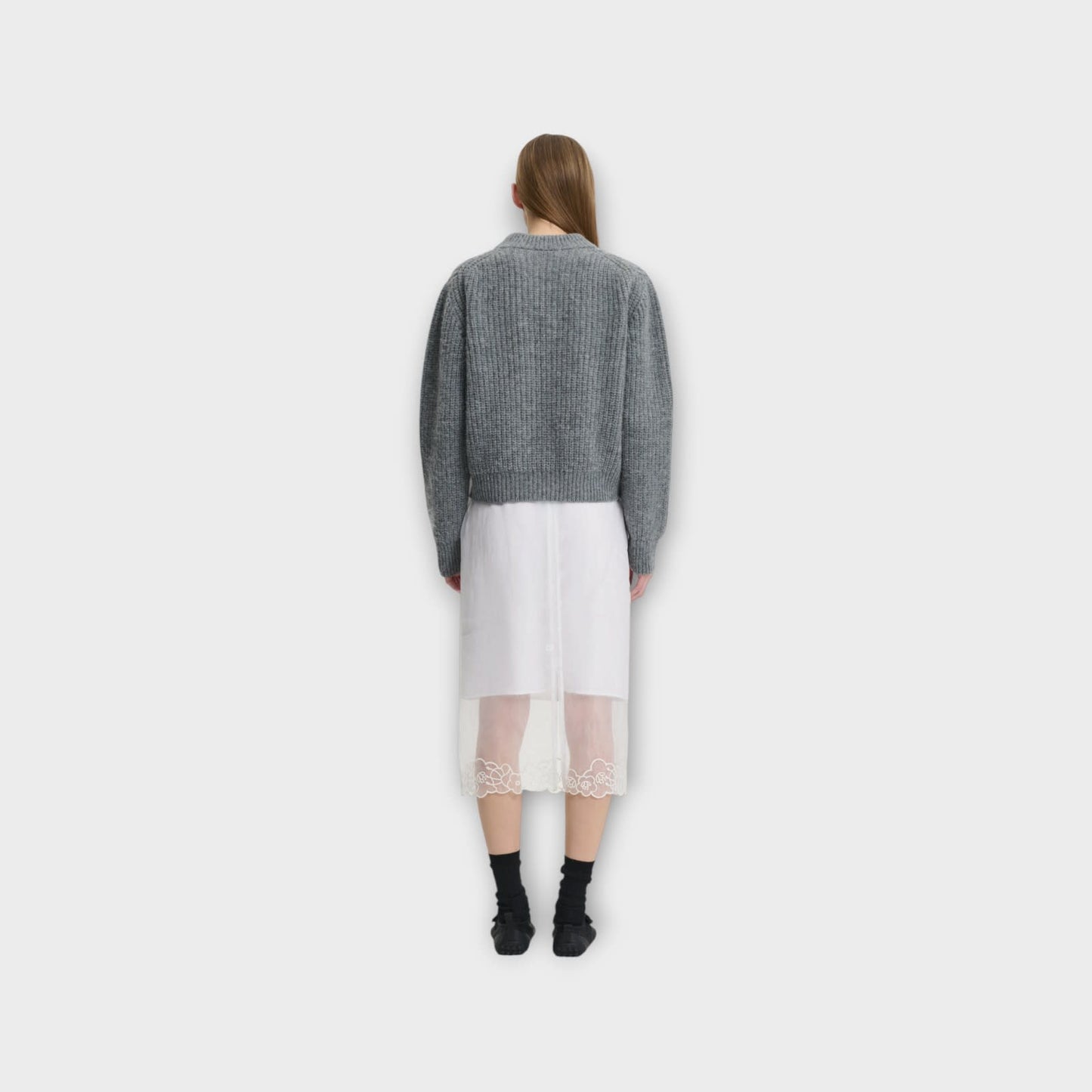 Cecilie Bahnsen Bega Wool Knit Pullover