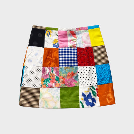 Marie Adam-Leenaerdt Patchwork All-In Mini Skirt