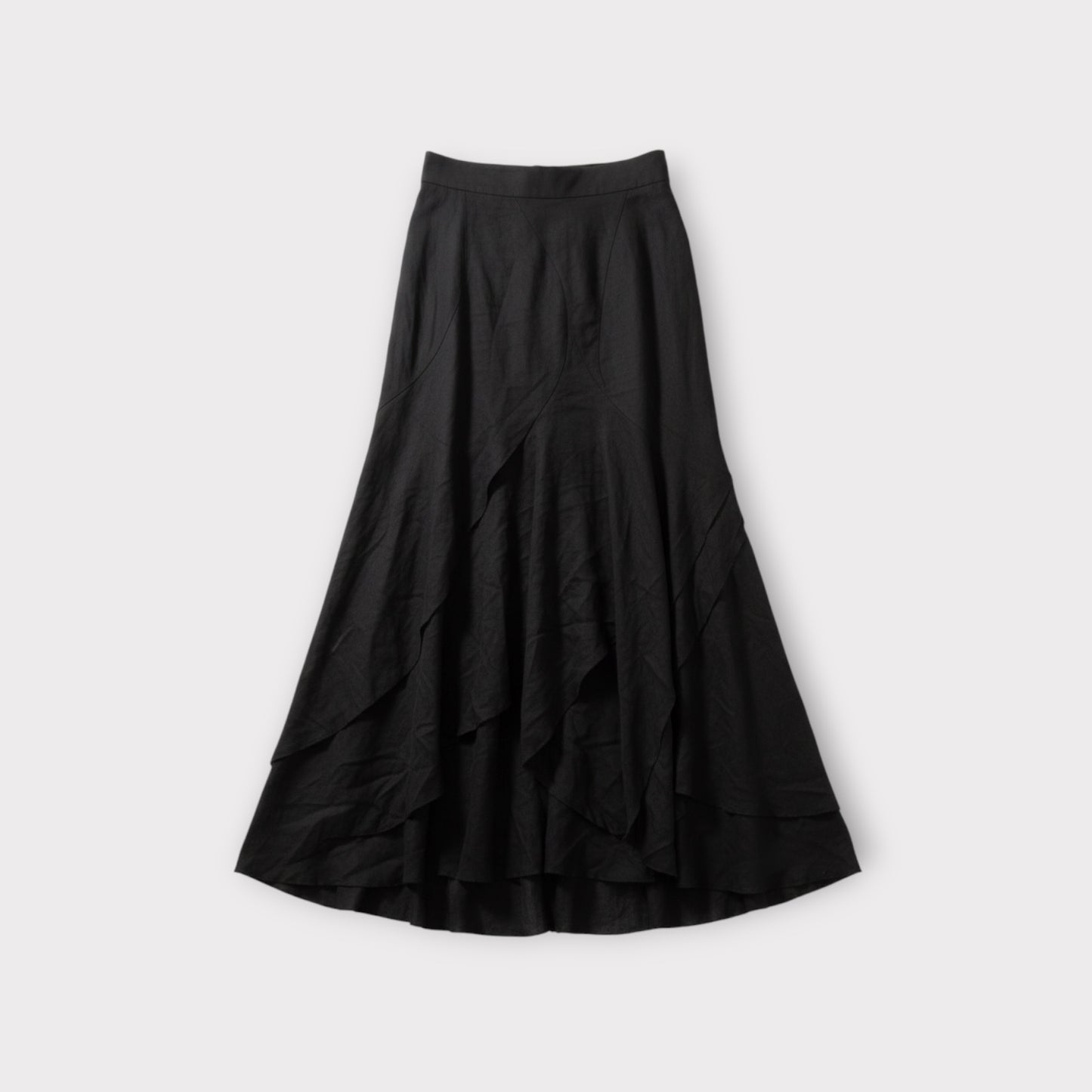 Undercover Wool Layered Maxi Skirt