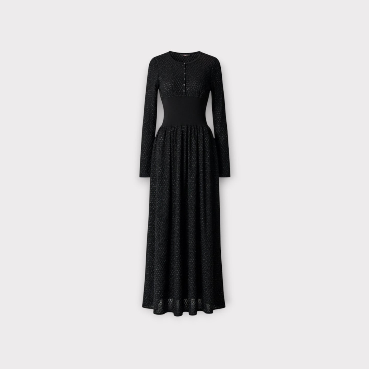 Alaïa Chantilly Raffia Long Dress
