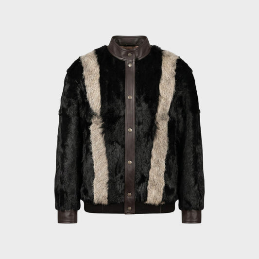 Valentino Fur Caban Jacket