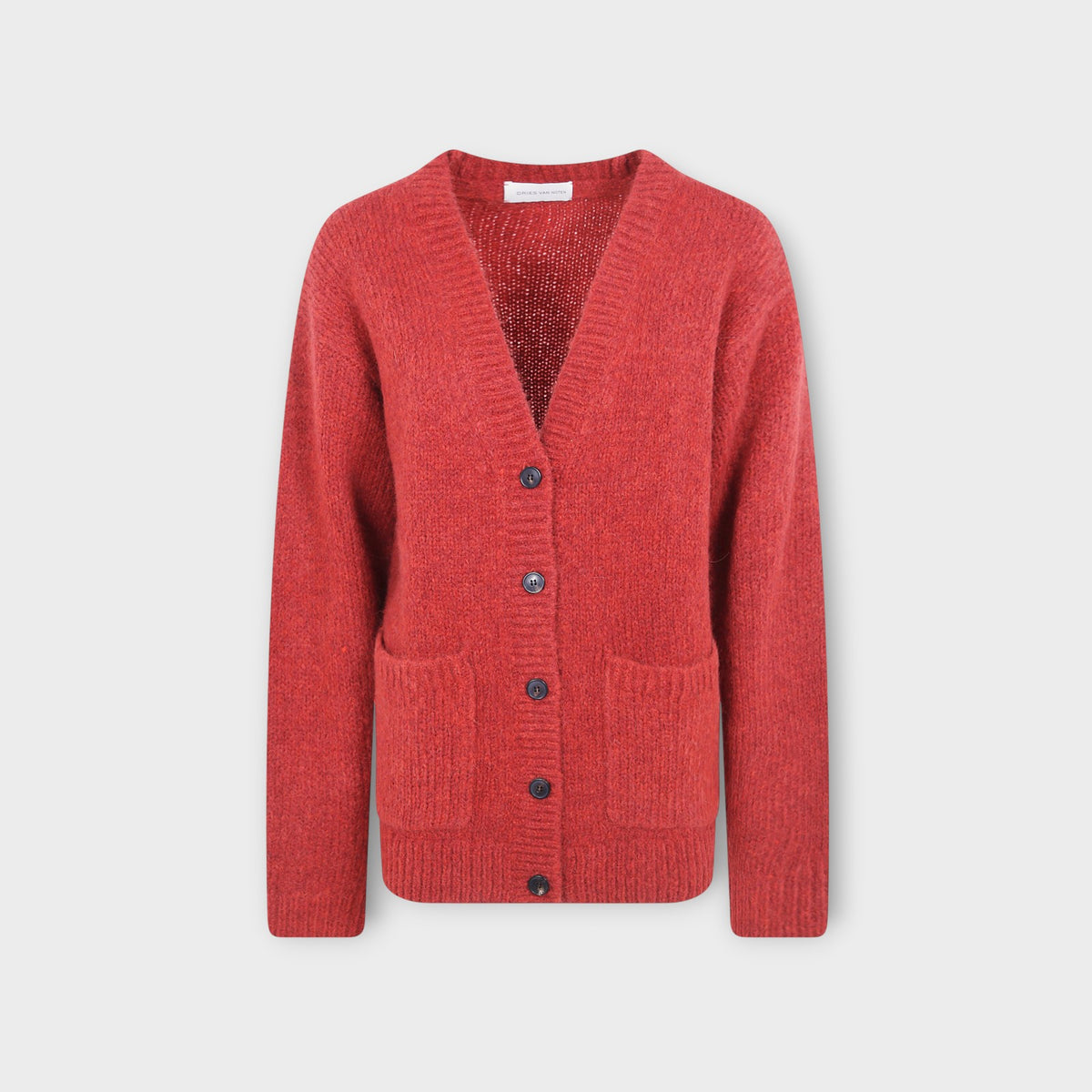Dries Van Noten Tokas Alpaca Wool Mix Cardigan