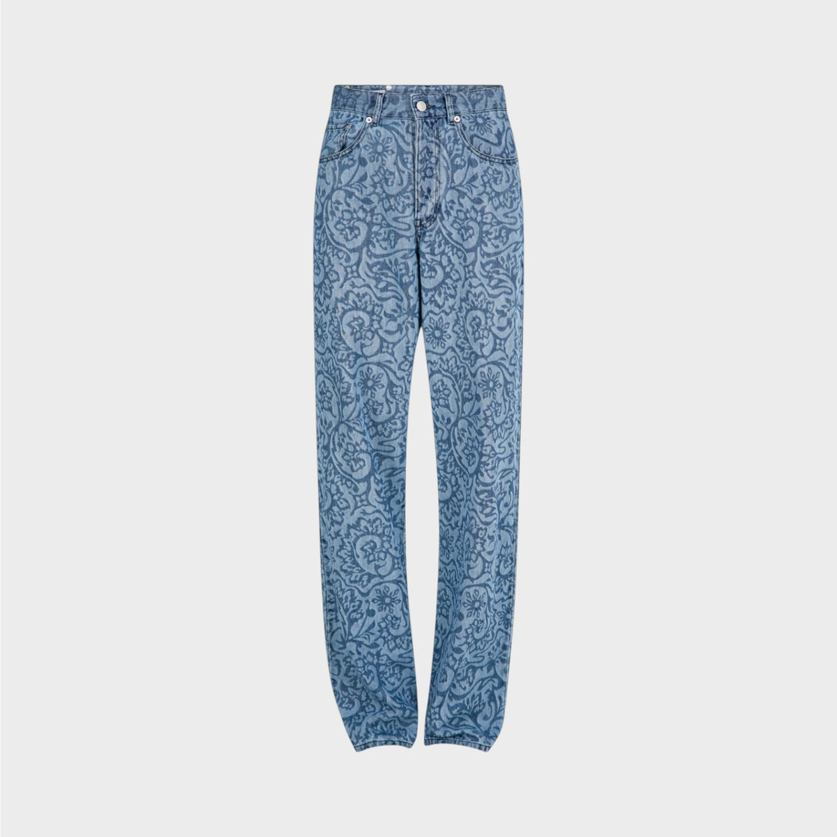 Dries Van Noten Peyton Lasered Denim Jeans