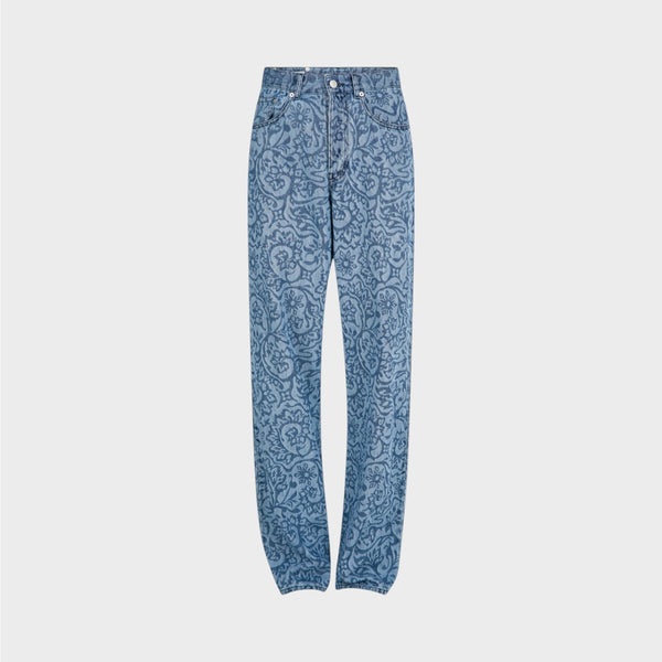 Dries Van Noten Peyton Lasered Denim Jeans