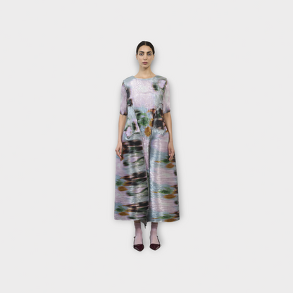 Julia Heuer Uma Hand Pleated Dress