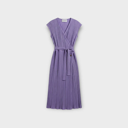 Loewe Pleated Wrap Dress