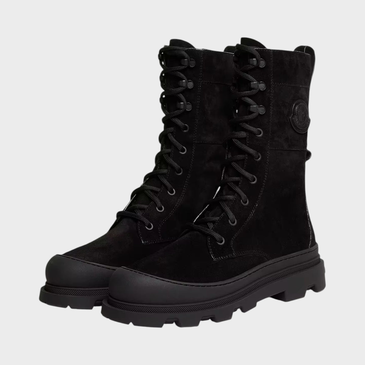 Moncler Grenoble Vera High Suede Lace-Up Boots