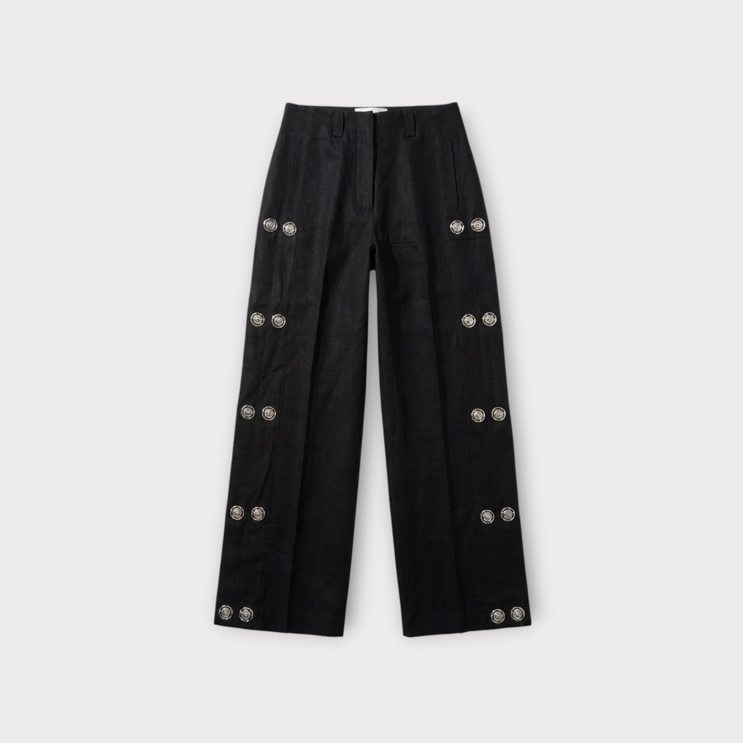 Loewe Linen Snapped Trousers