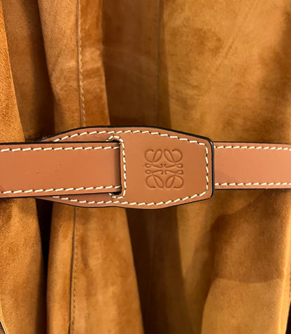 Loewe Suede Leather Belted Dress