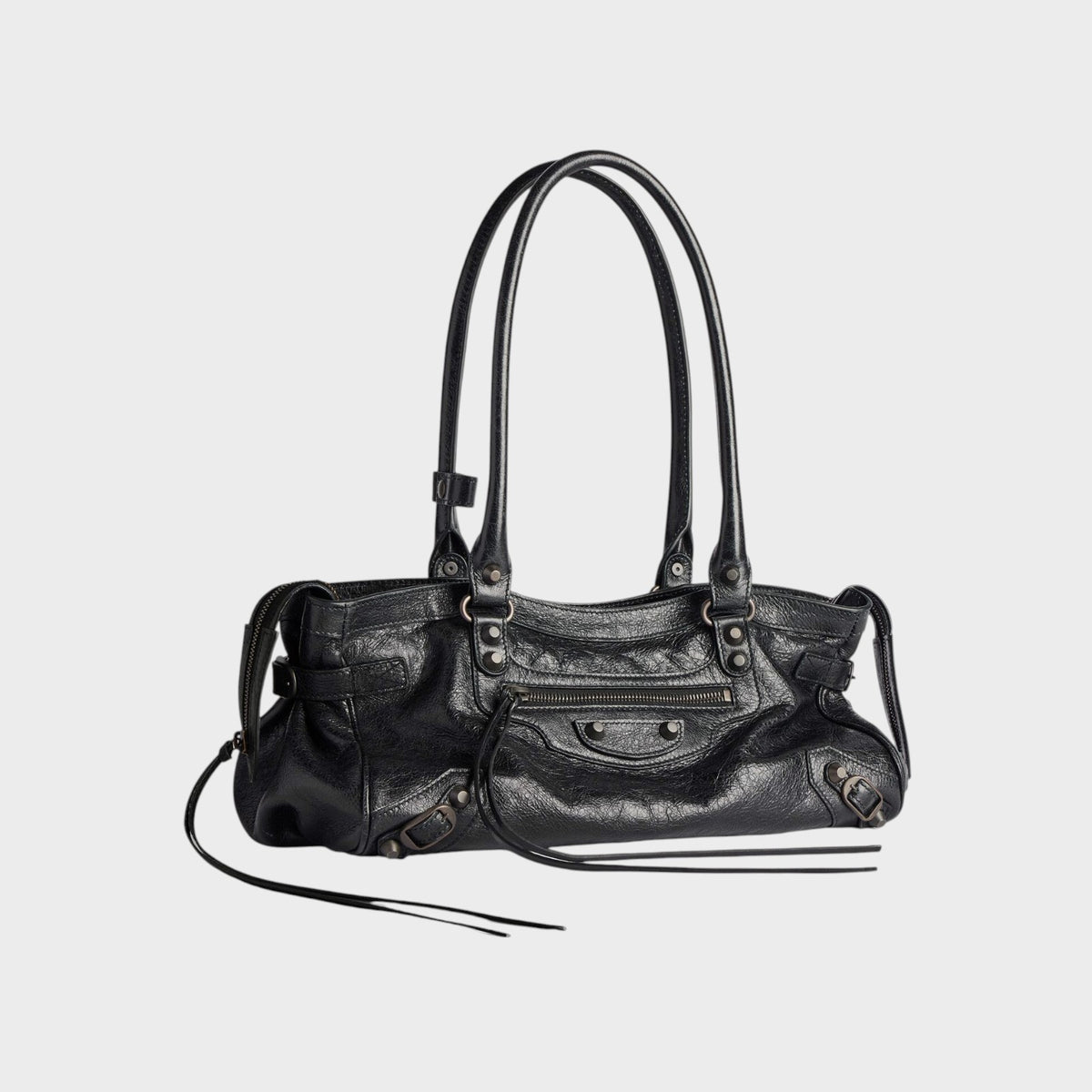 Balenciaga Le City East West Calf Leather Bag