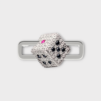 Poubel Dice Stoneset Charm