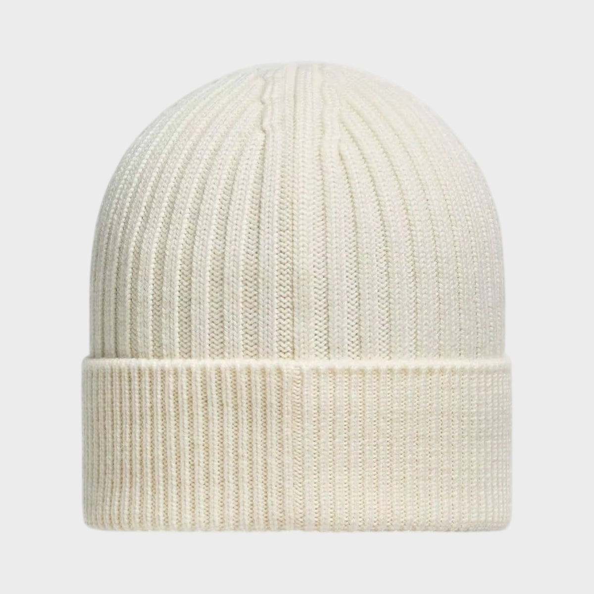 Moncler Grenoble Wool Ribbed Logo Beanie