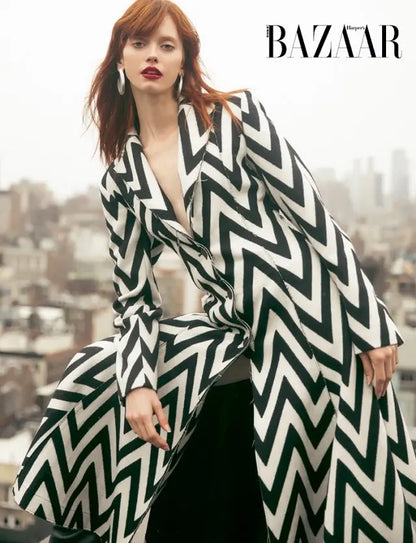 Loewe Wool Herringbone Coat