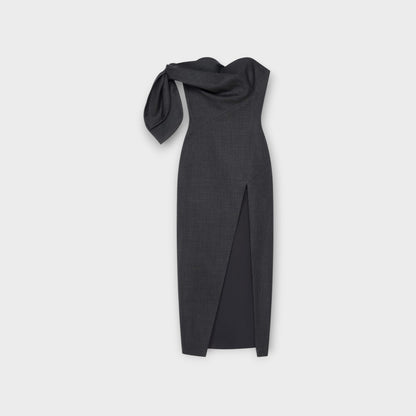 Givenchy Wool Bustier Long Dress