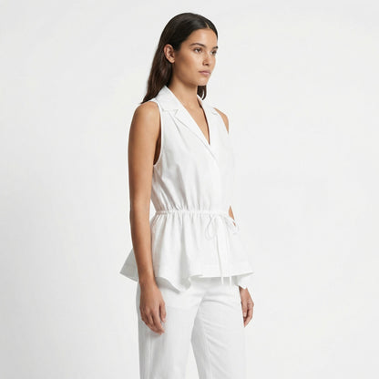Alaïa Cotton Sleveless Shirt
