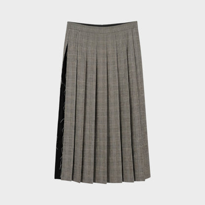 Comme des Garcons Wool Glen Check Skirt