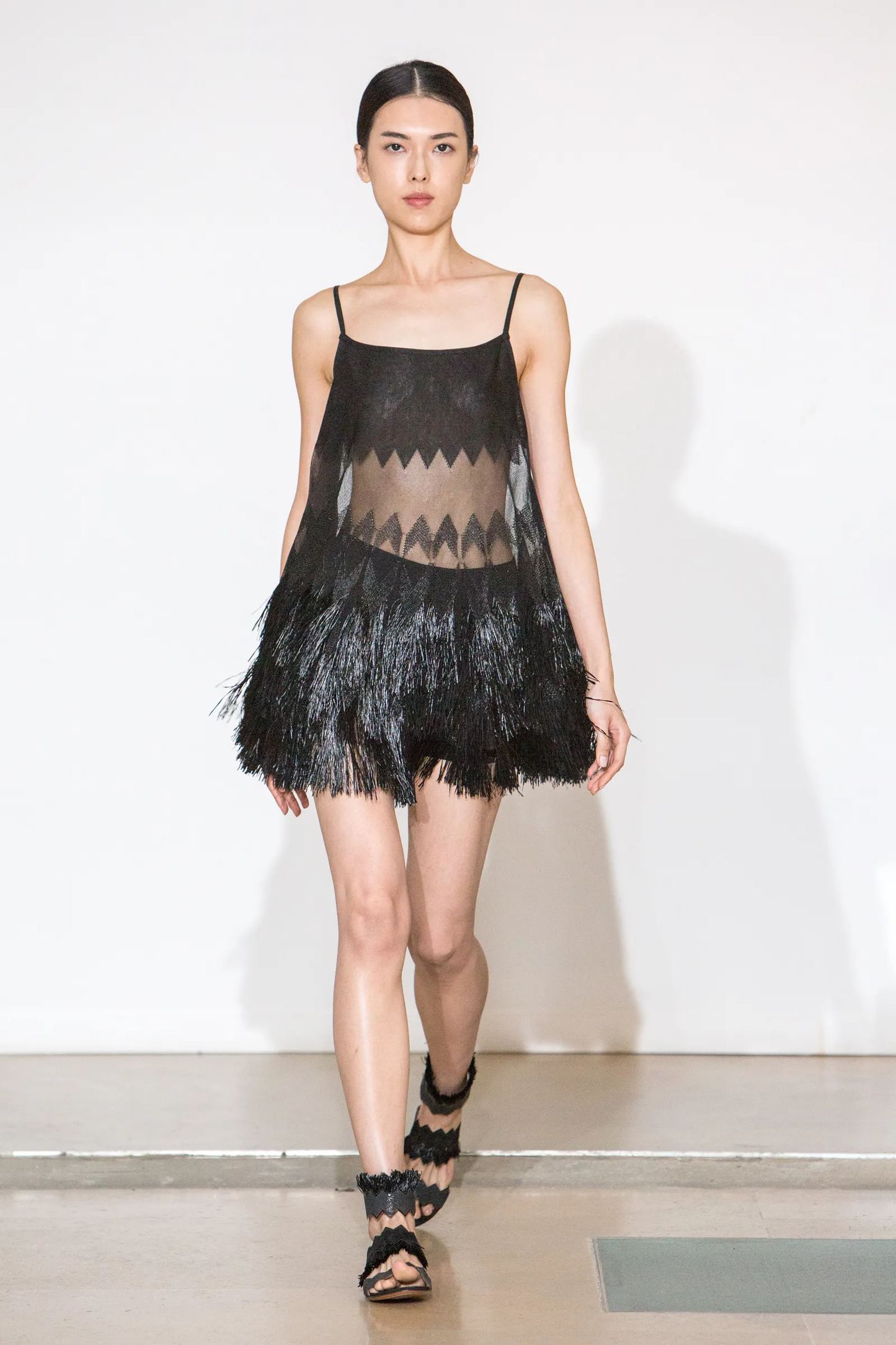 Alaïa Rappa Nui Raffia Fringe Skirt
