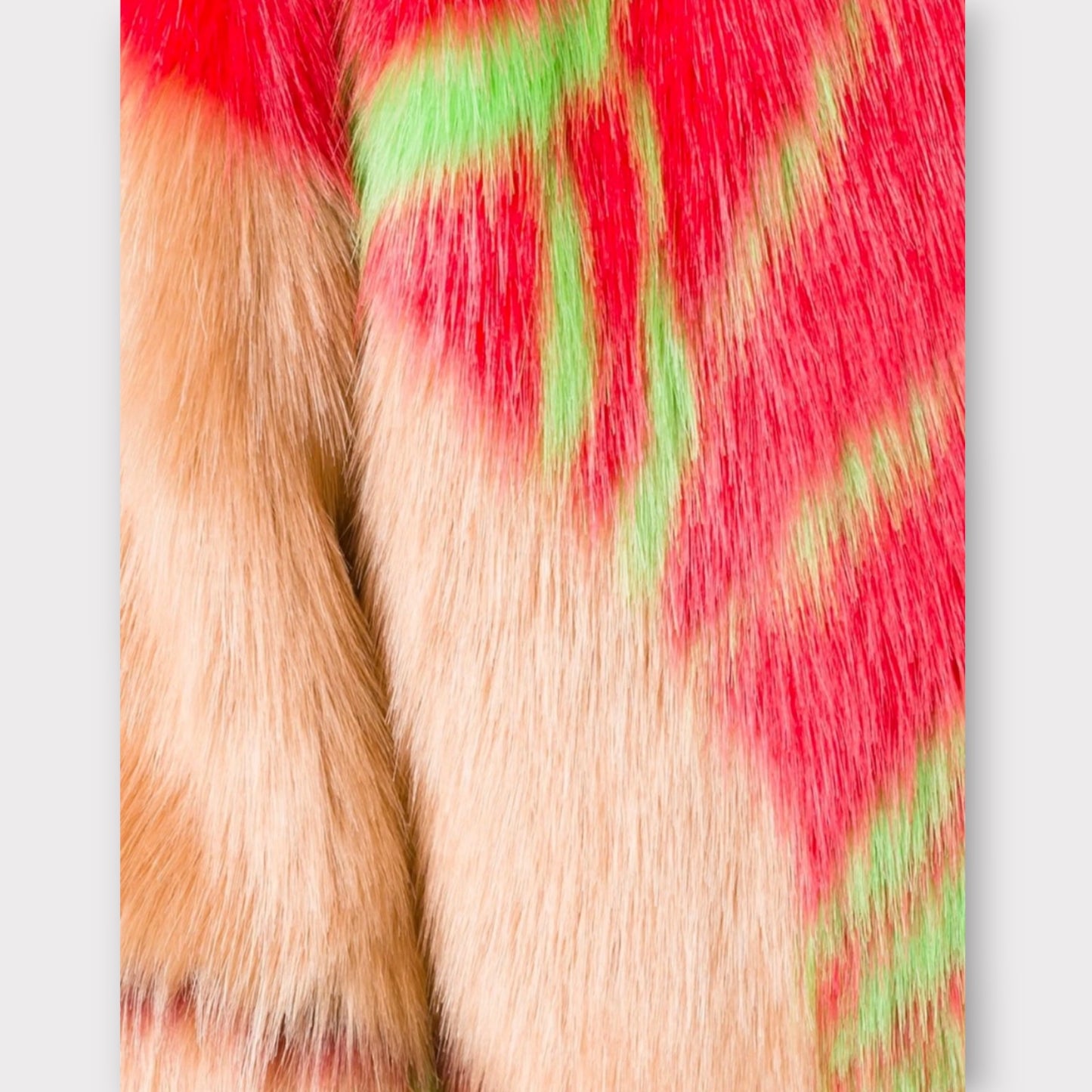 Marco de Vincenzo Pop Faux Fur Coat