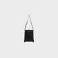 Raf Simons Tote Bag, Black, Cotton Tote Bag w/ Red Print and Rings