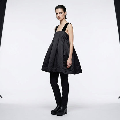 Comme des Garcons Satin Pleated Top