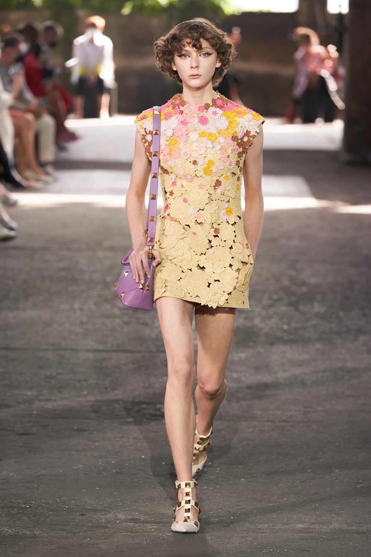 Valentino Embroidery Mini Dress