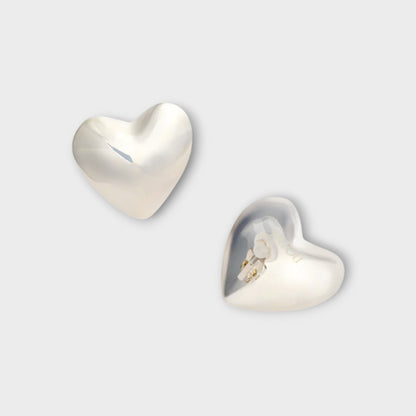 Patou M Heart Ear Clips
